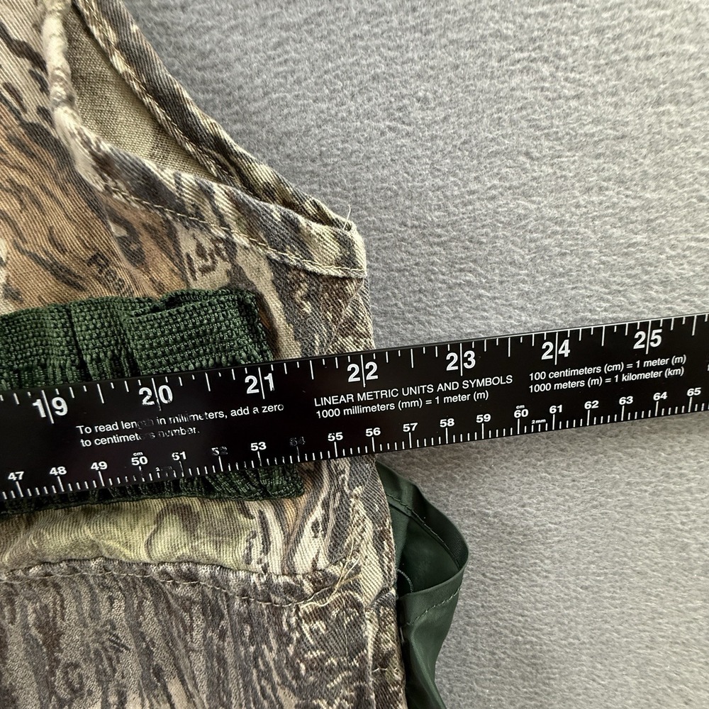 Vintage Ozark Trail Hunting Vest Men's Large Camo Pockets with Game Bag Full Zip - Picture 4 of 6